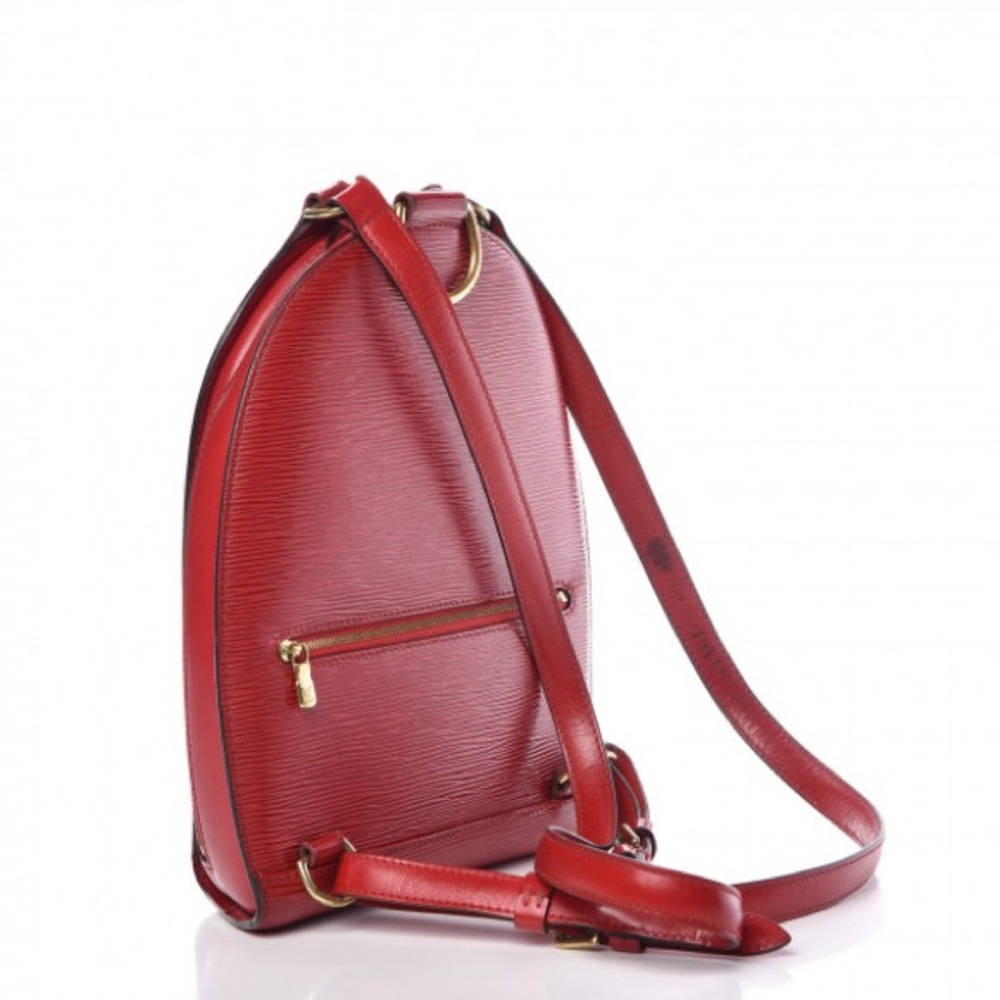 Louis Vuitton Epi Mabillon Backpack in Red